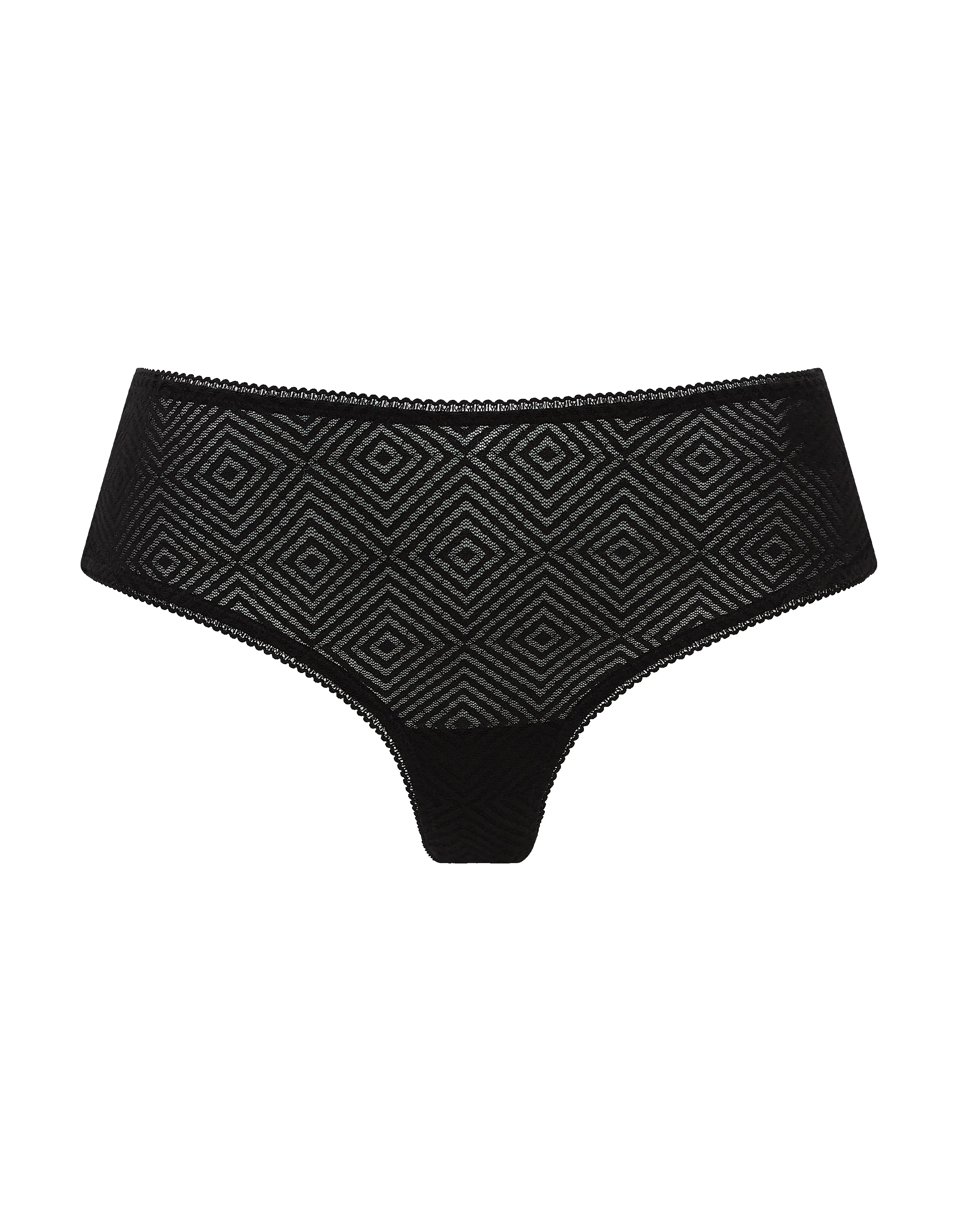 The Sheer Deco Hipster Brief - Black sold by Nudea product image thumbnail 5