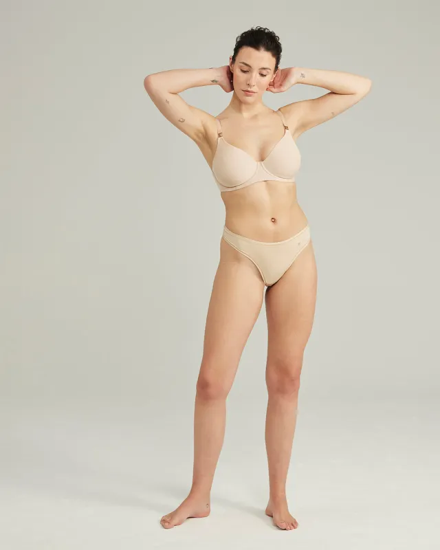The Stretch Boss Full Cover Bra - Bare 01 sold by Nudea