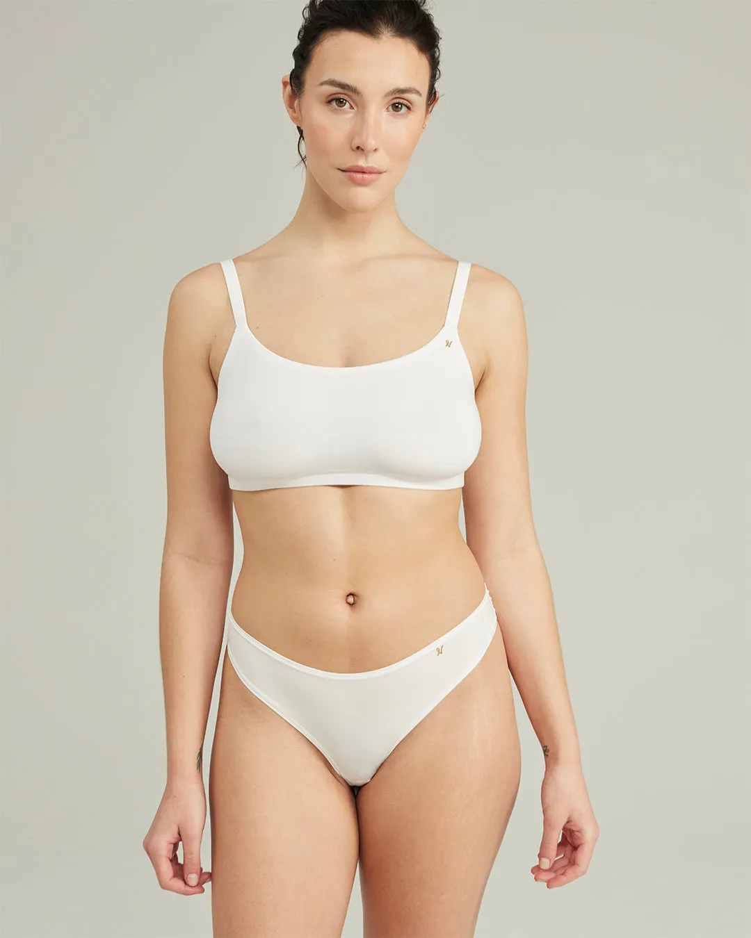 The Stretch Dipped Thong - Cotton White sold by Nudea product image thumbnail 3
