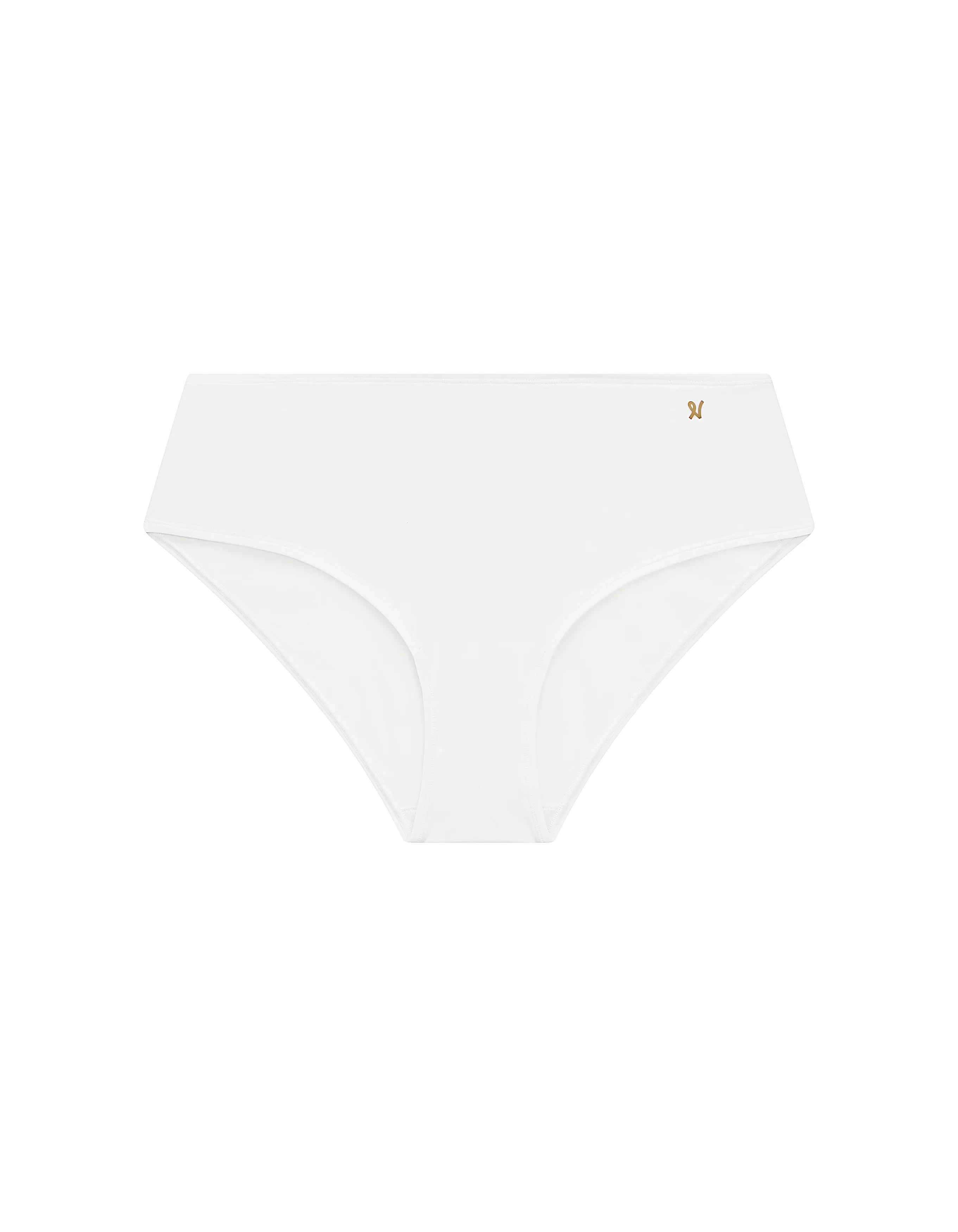 The Stretch Mid Rise Bikini Brief - Cotton White sold by Nudea product image thumbnail 5