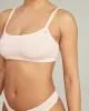 The Stretch Scoop Neck Bralette - Blush Pink sold by Nudea