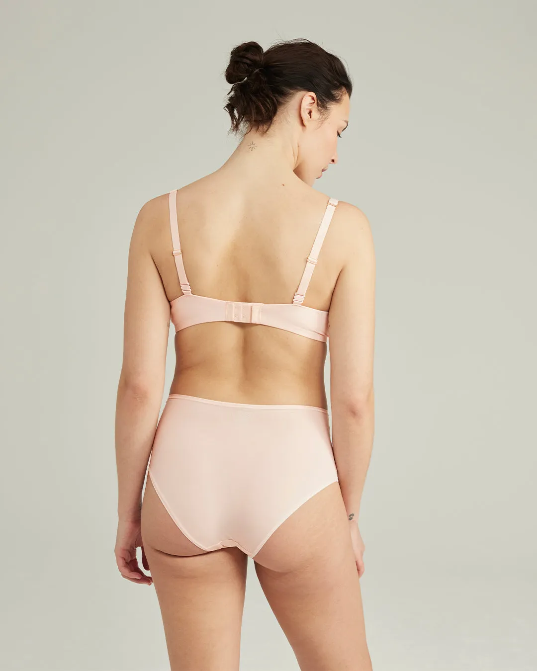 The Stretch High Waisted Brief - Blush Pink sold by Nudea product image thumbnail 4