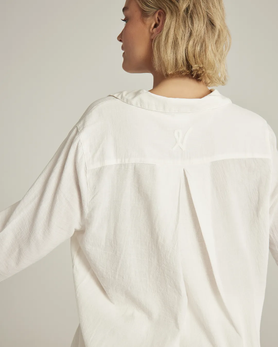 The Midi Shirt - Cotton White sold by Nudea product image thumbnail 5