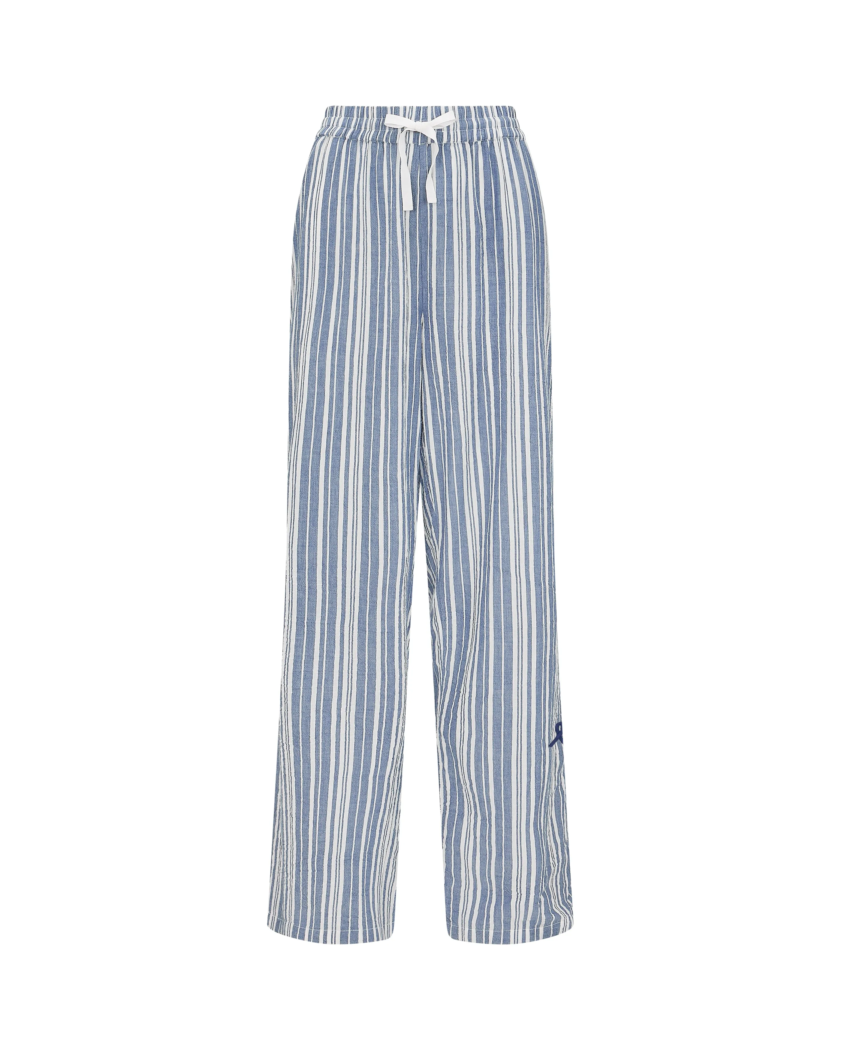 The Classic Trouser  - French Navy Stripe sold by Nudea product image thumbnail 5