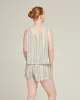 The Tank - Sage Stripe sold by Nudea