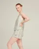 The Tank - Sage Stripe sold by Nudea