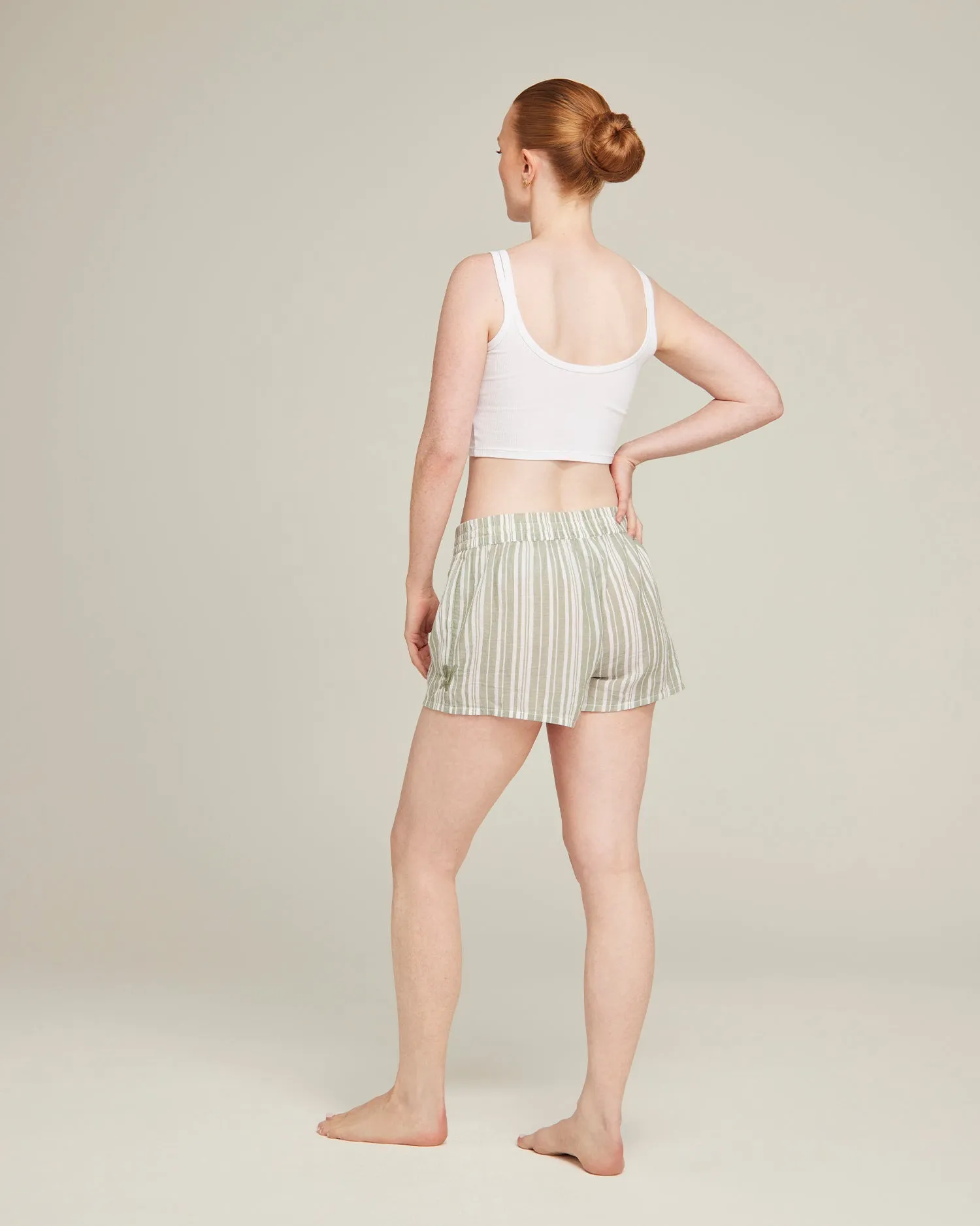 The Classic Boxer - Sage Stripe sold by Nudea product image thumbnail 2