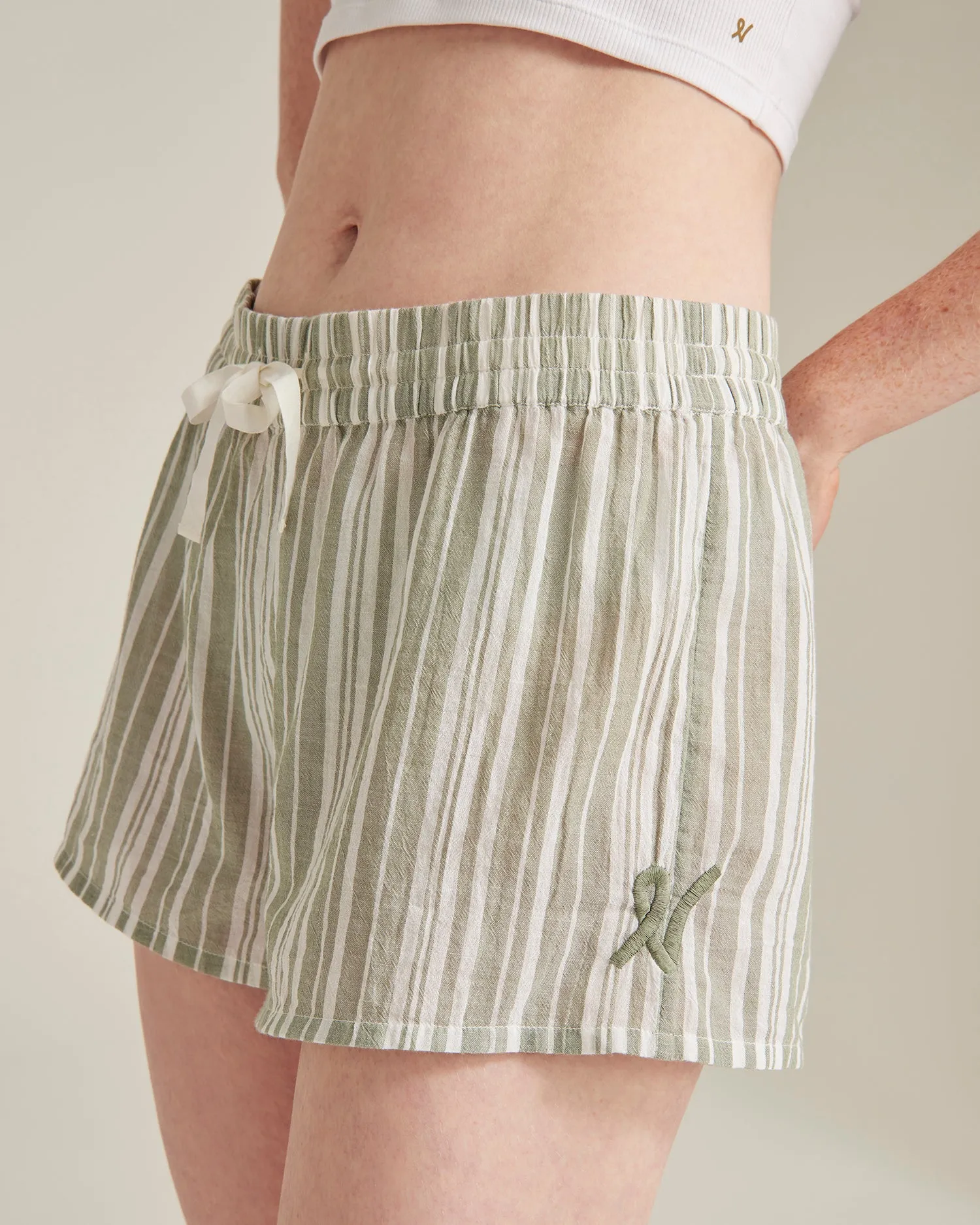 The Classic Boxer - Sage Stripe sold by Nudea product image thumbnail 3