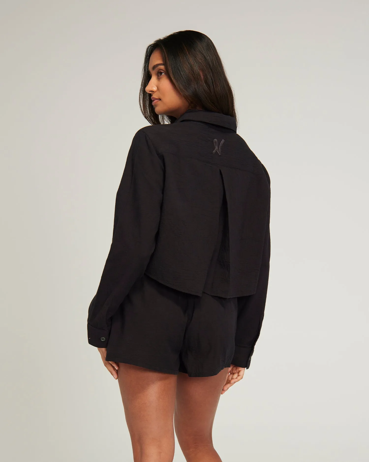 The Cropped Shirt - Black sold by Nudea product image thumbnail 5