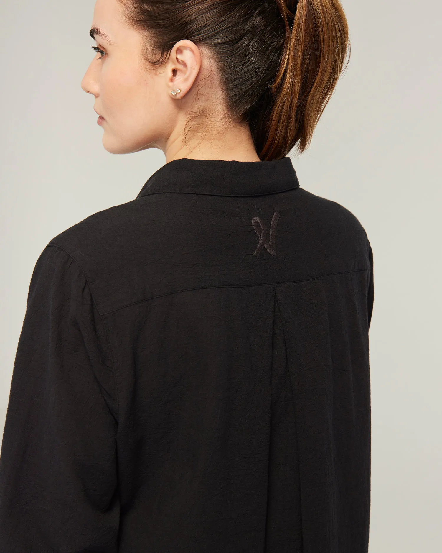 The Midi Shirt - Black sold by Nudea product image thumbnail 3