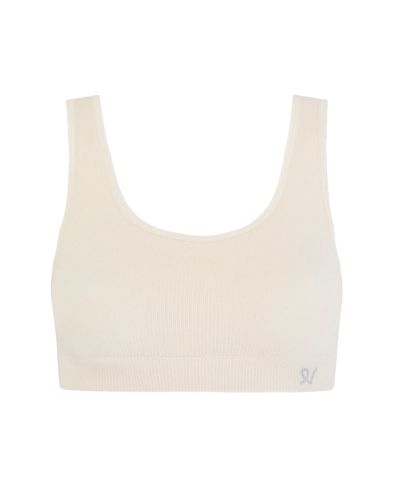 The TENCEL™ Seamless Crop Top 2 Pack - White Sand/Storm Grey sold by Nudea product image thumbnail 4