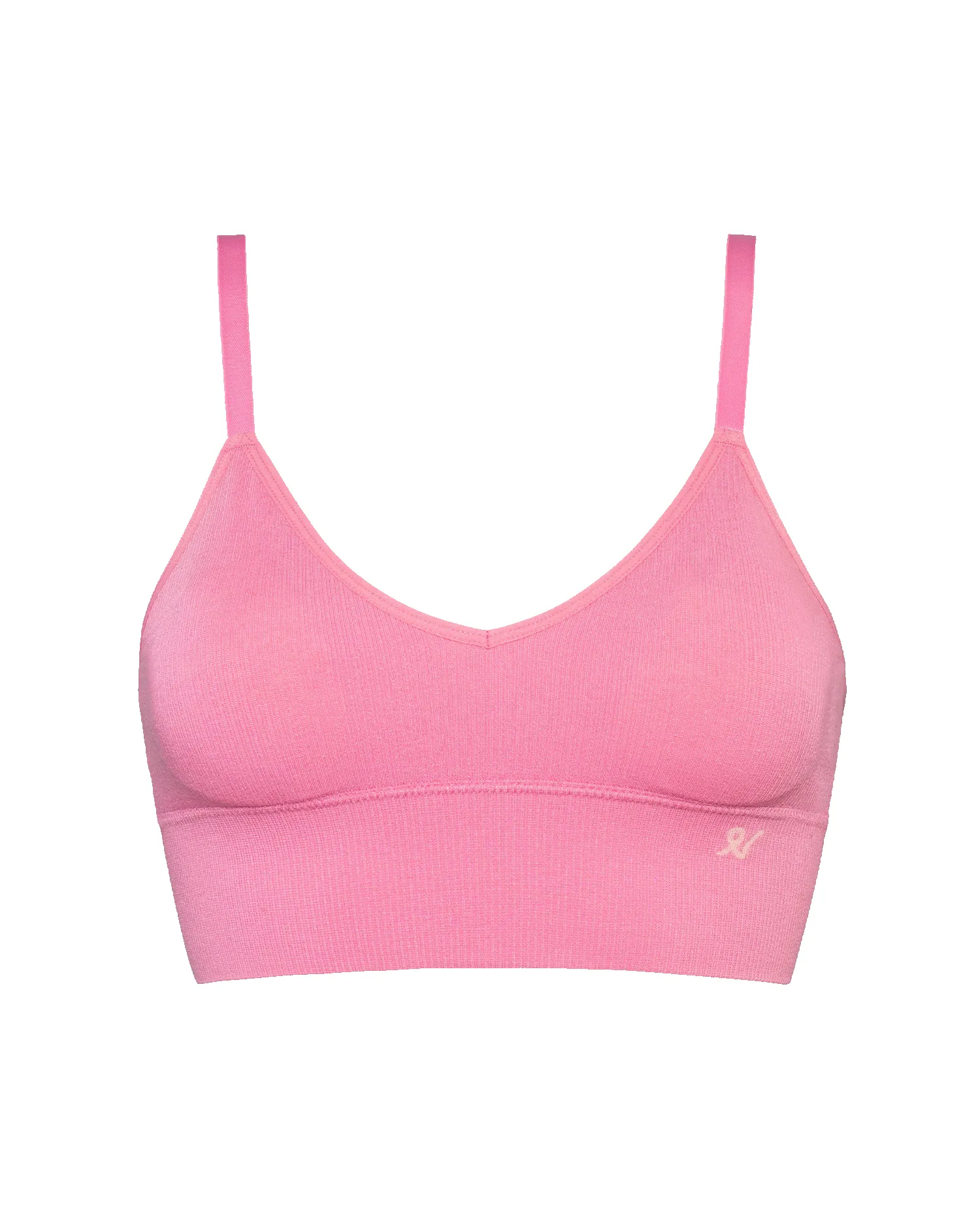 The TENCEL™ Seamless Bralette 2 Pack- Storm Grey/Rose Pink sold by Nudea product image thumbnail 4