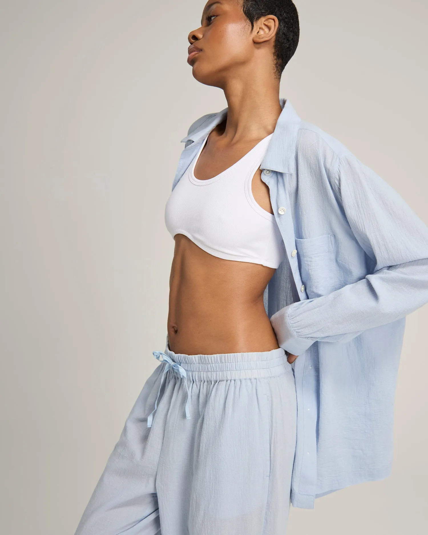 The Classic Trouser - Sky sold by Nudea product image thumbnail 4