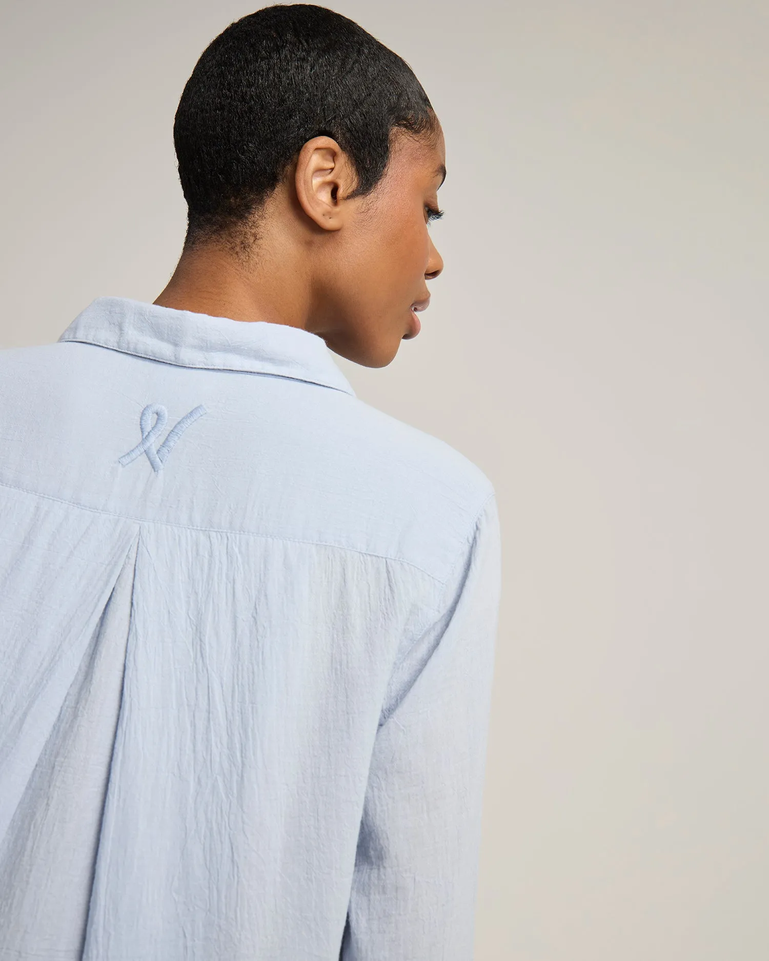 The Maxi Shirt - Sky sold by Nudea product image thumbnail 3