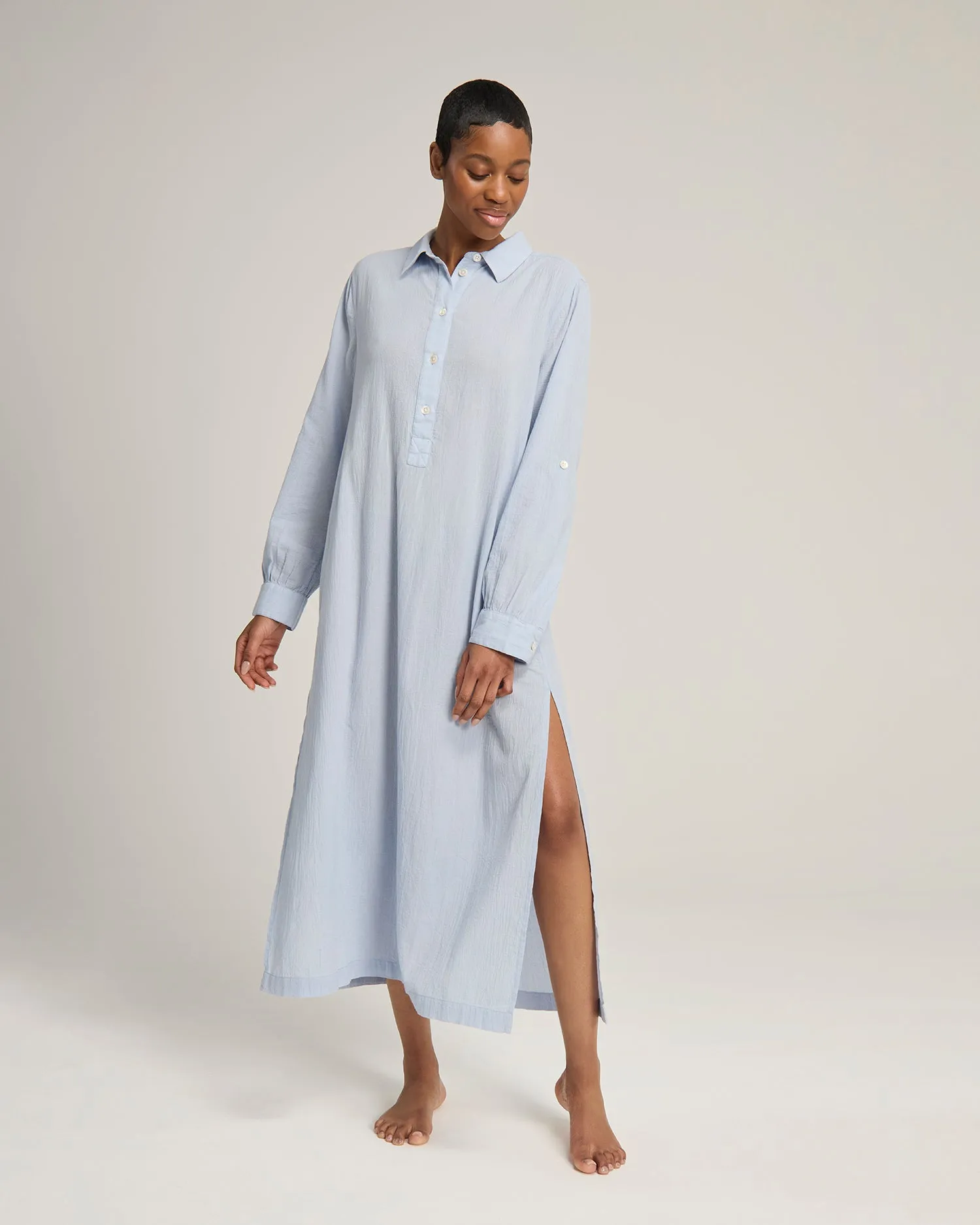 The Maxi Shirt - Sky sold by Nudea product image thumbnail 2