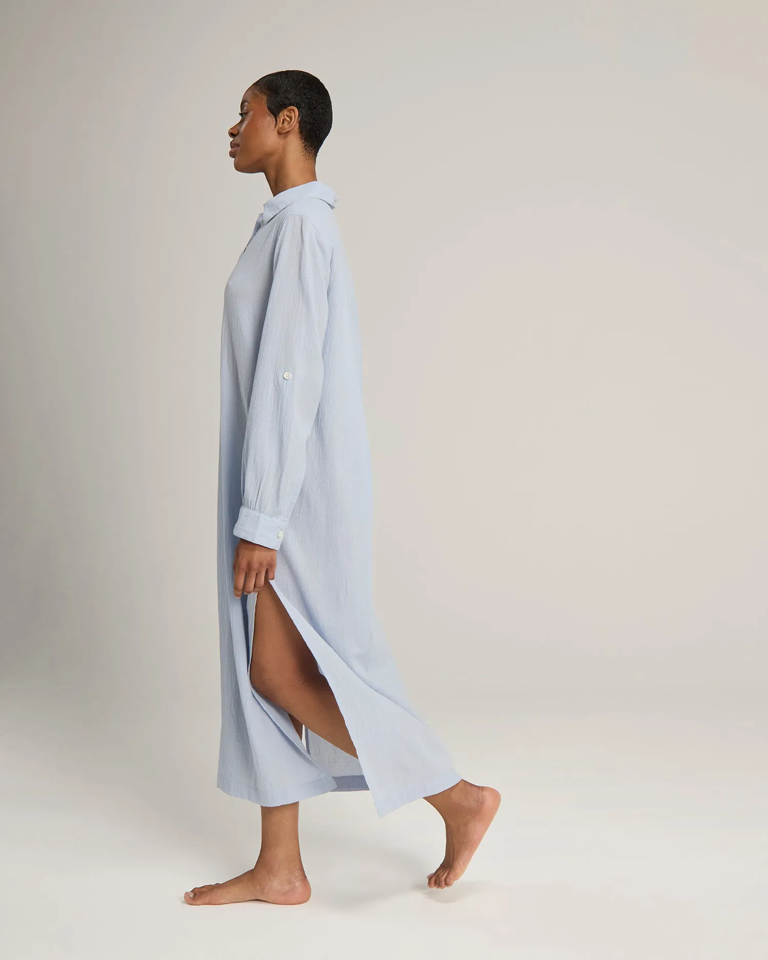 The Maxi Shirt - Sky sold by Nudea product image thumbnail 5
