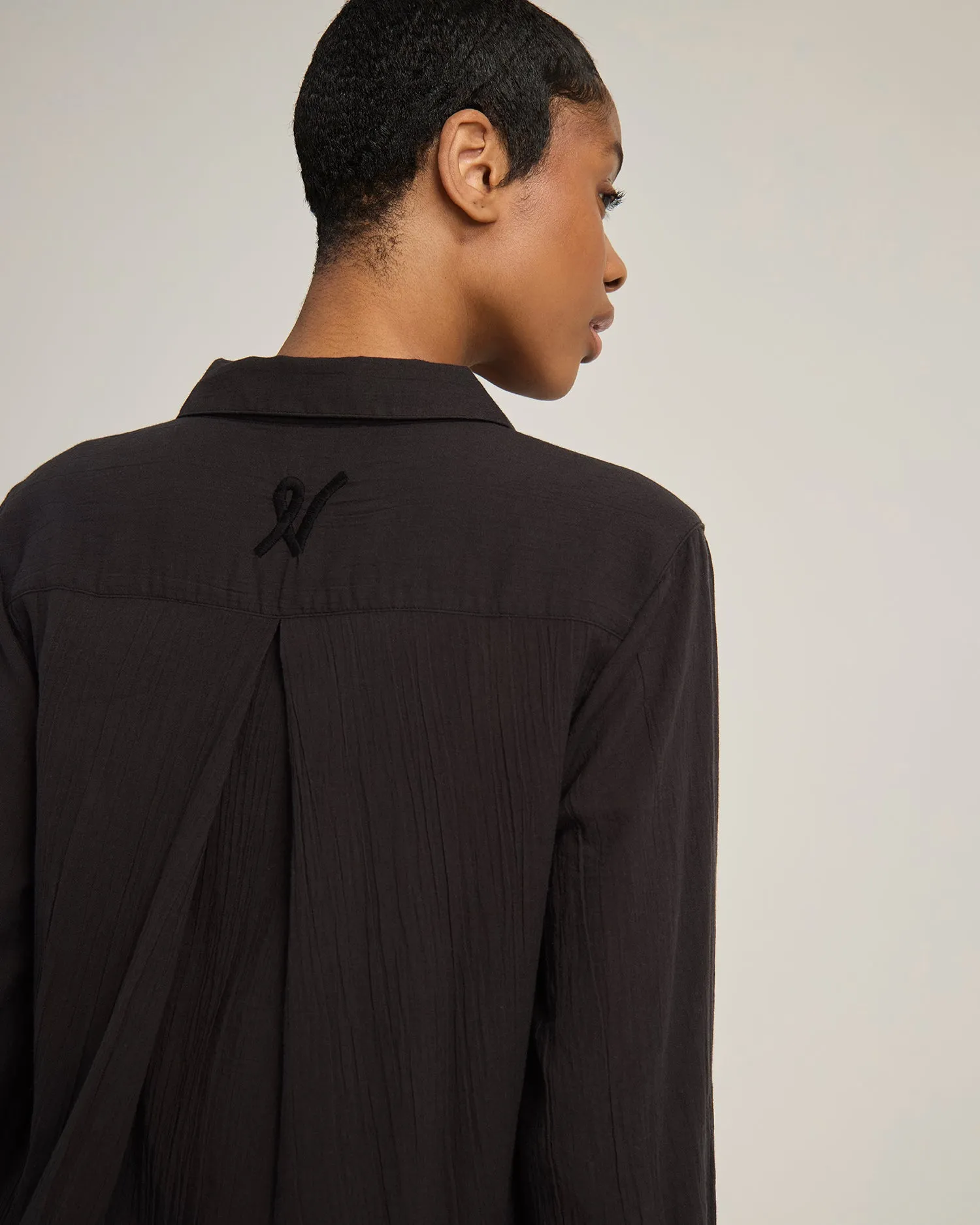 The Maxi Shirt - Black sold by Nudea product image thumbnail 2