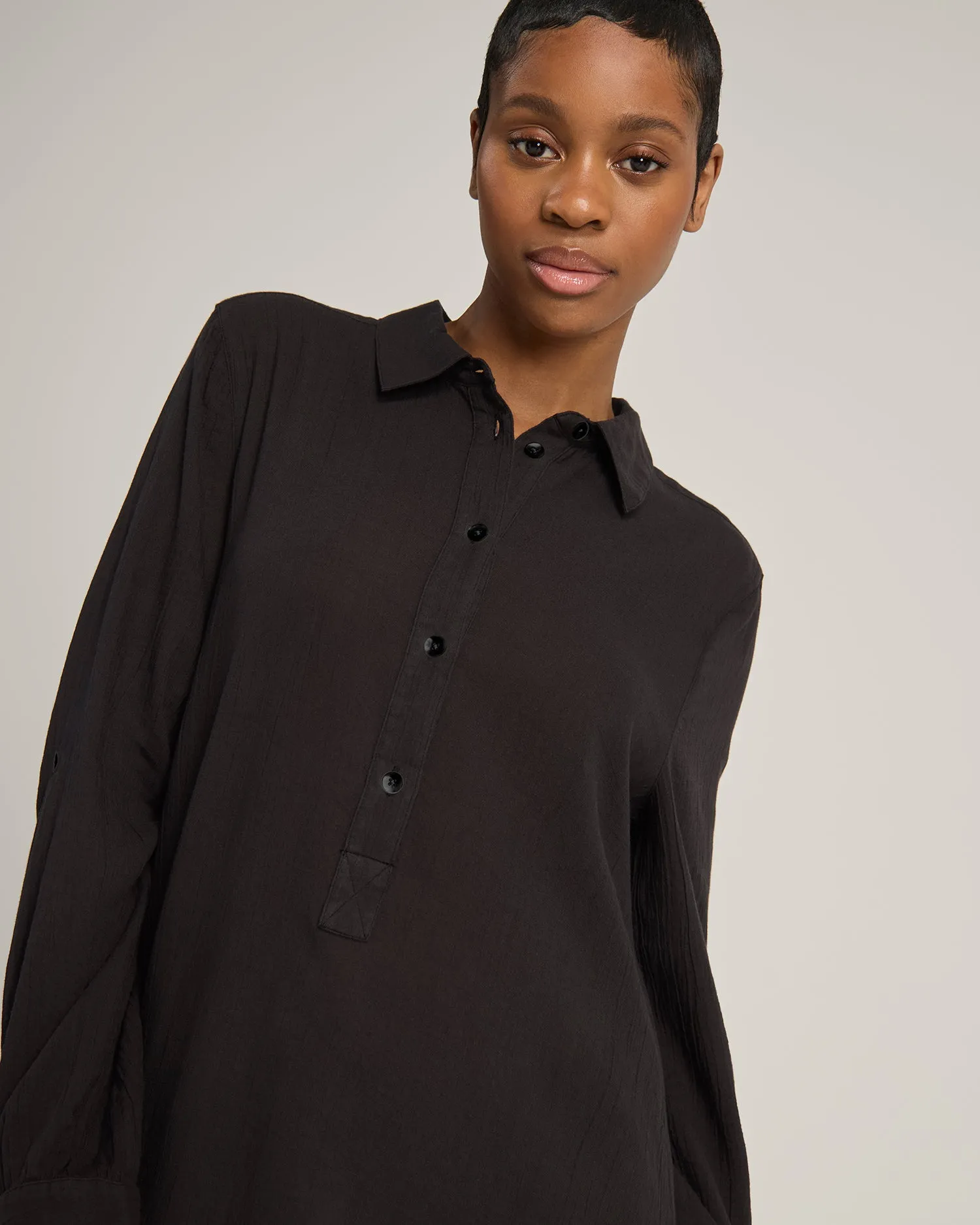 The Maxi Shirt - Black sold by Nudea product image thumbnail 4