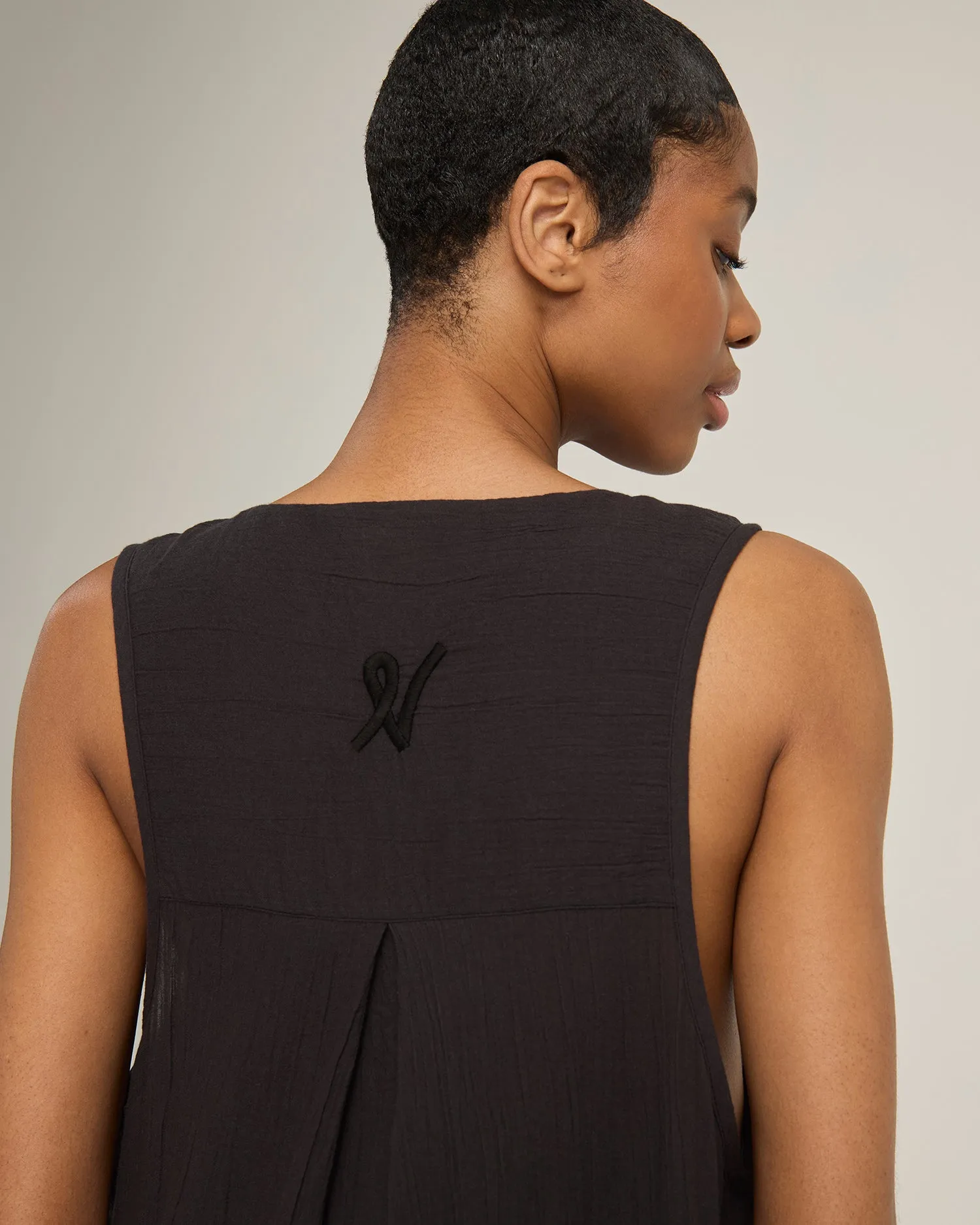 The V Neck Dress - Black sold by Nudea product image thumbnail 3