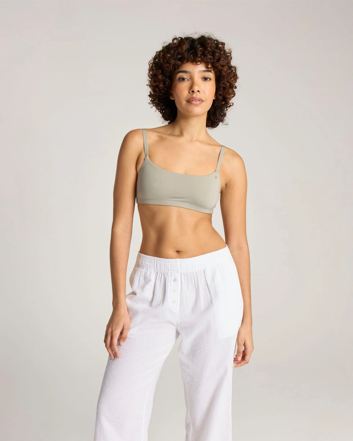 Seersucker Button Trouser - White sold by Nudea product image thumbnail 3