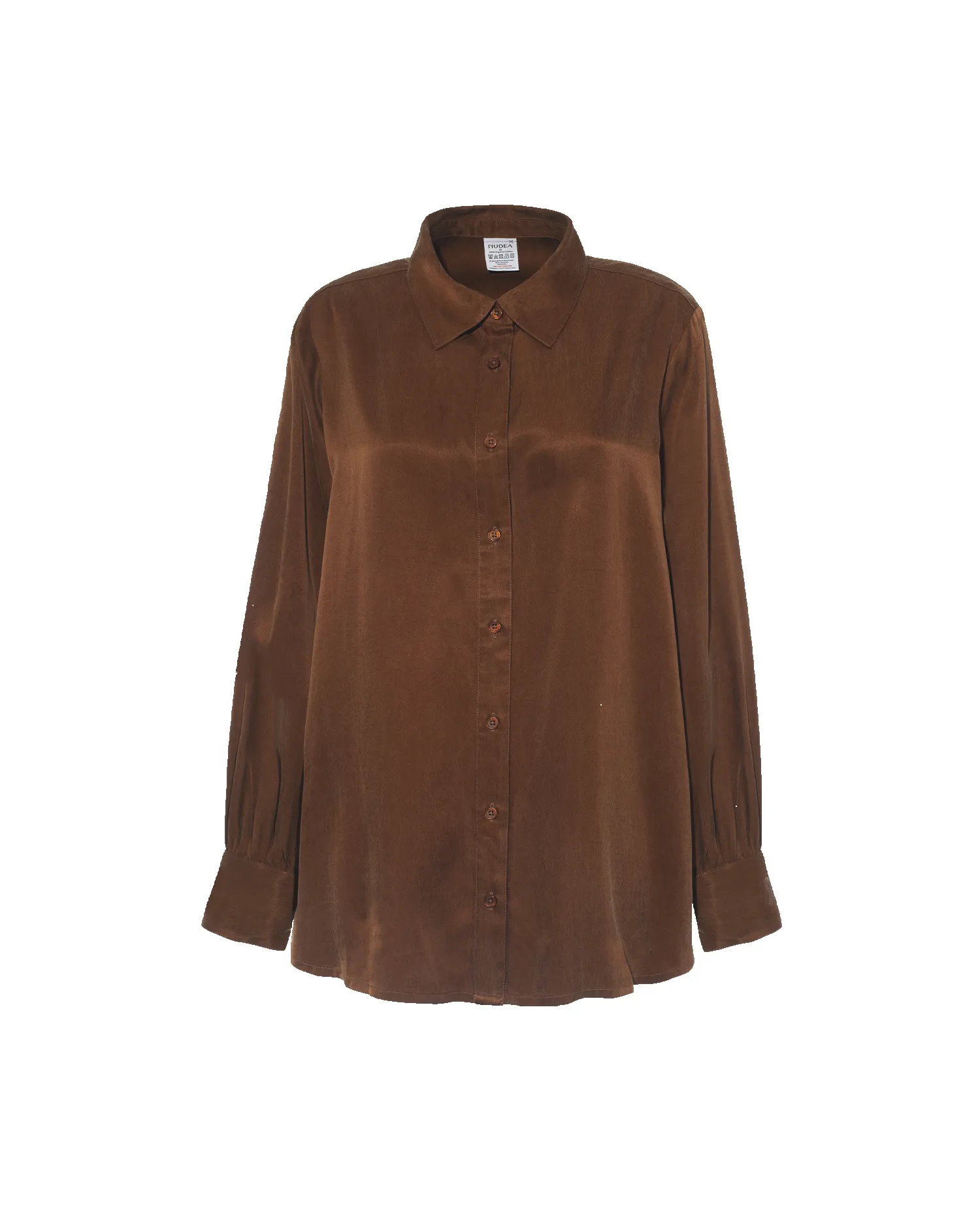 Eco-Luxe Midi Shirt - Cocoa sold by Nudea product image thumbnail 5