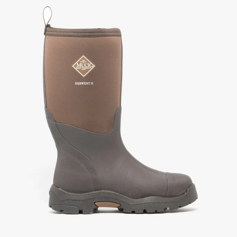 DERWENT II Unisex Rubber Wellington Boots Black/Bark sold by Shuperb