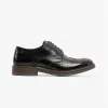 Base London WOBURN Mens Polished Leather Brogue Shoes Black sold by Shuperb