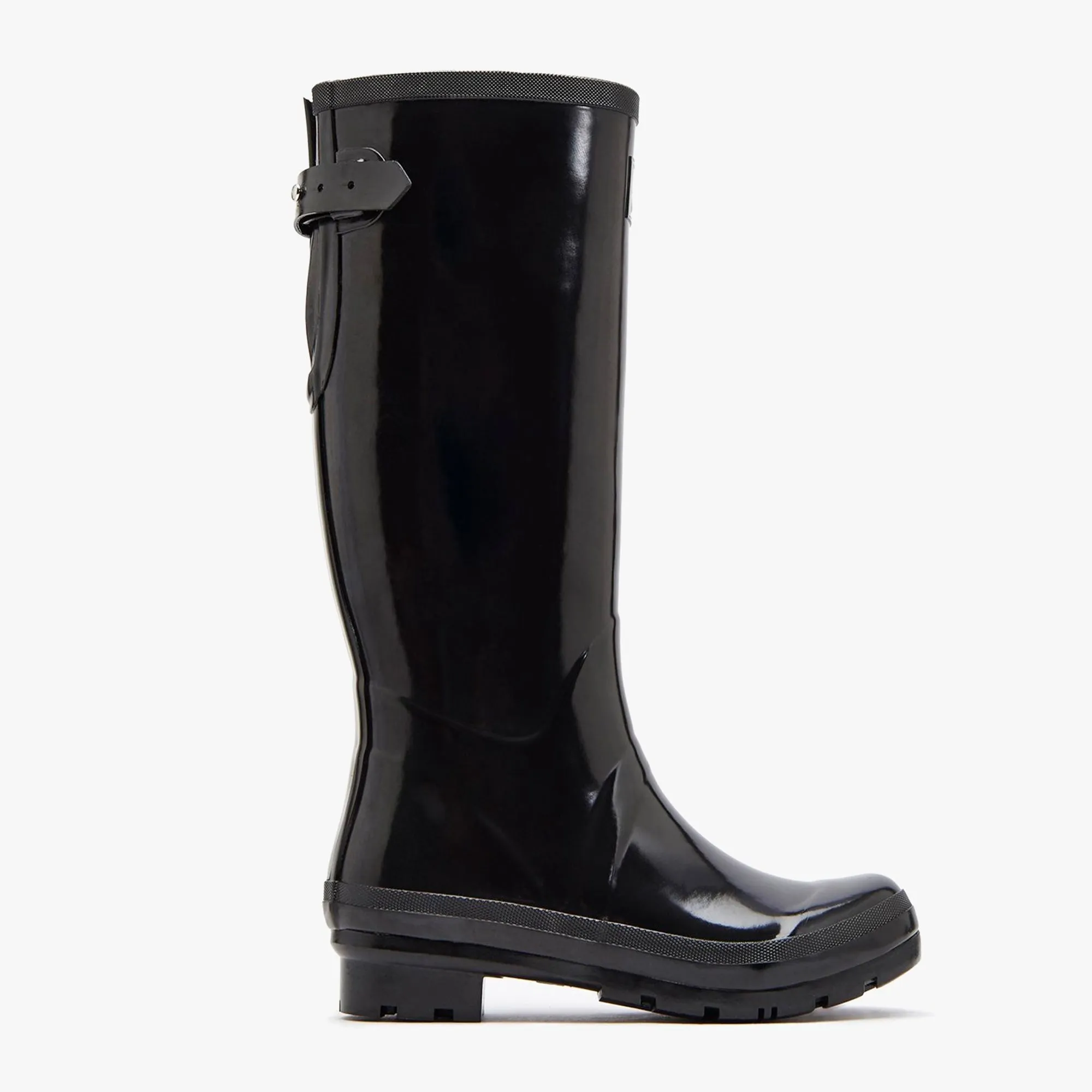 FIELD WELLY GLOSS Ladies Rubber Tall Wellies Black sold by Shuperb