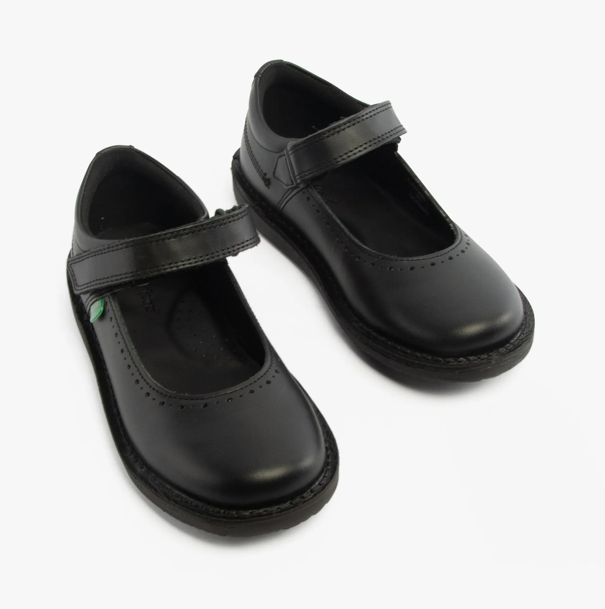 Kickers 117238 KOPI MJ BROGUE Junior Girls School Shoes Black sold by Shuperb product image thumbnail 2