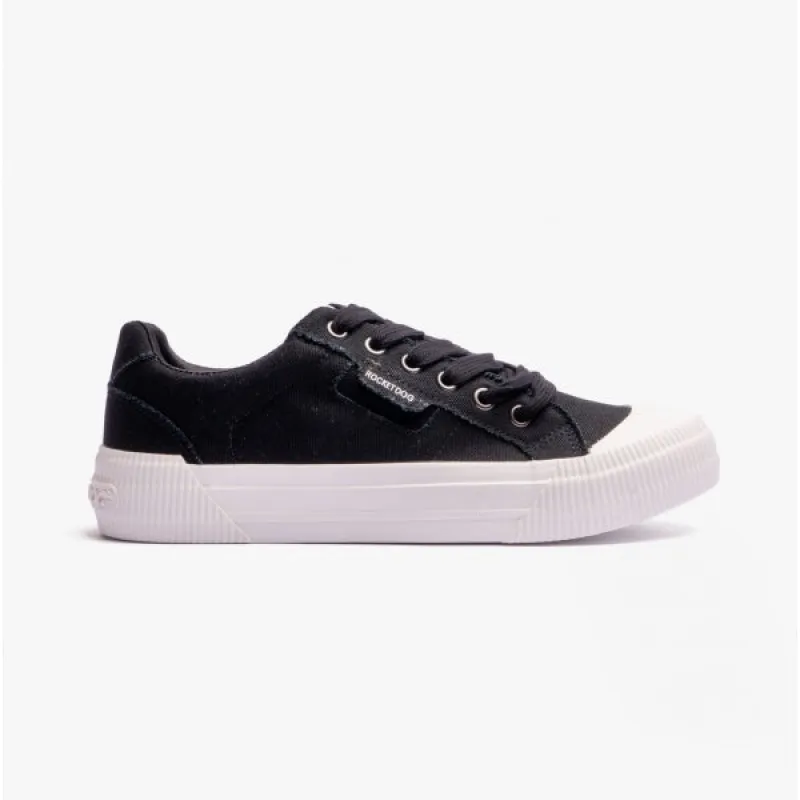 Rocket Dog CHEERY Womens Casual Trainers Black/White sold by Shuperb
