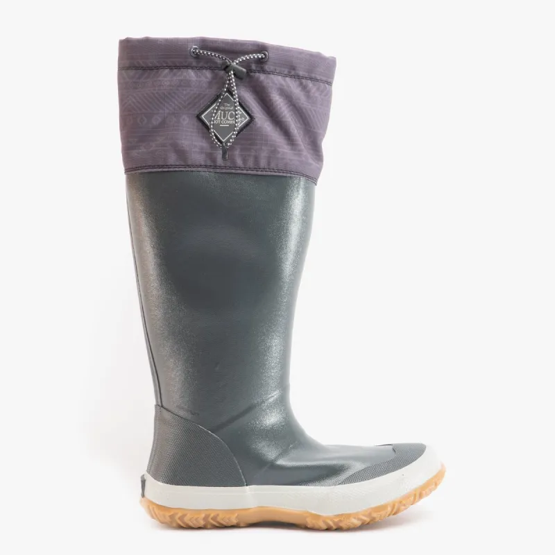 FORAGER TALL Unisex Rubber Wellington Boots Dark Grey/Print sold by Shuperb