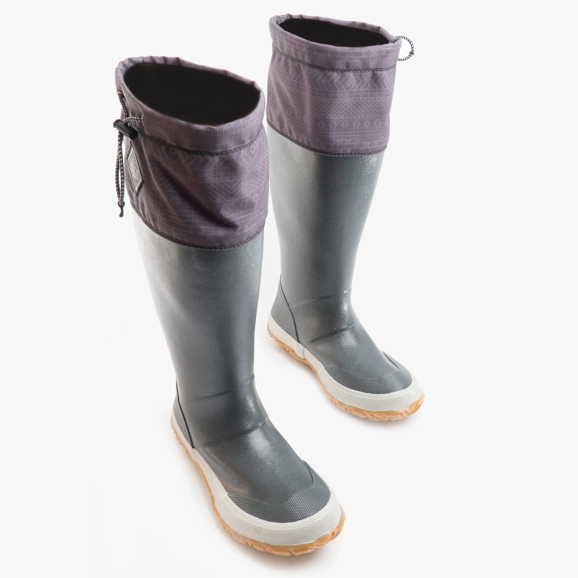 FORAGER TALL Unisex Rubber Wellington Boots Dark Grey/Print sold by Shuperb product image thumbnail 3