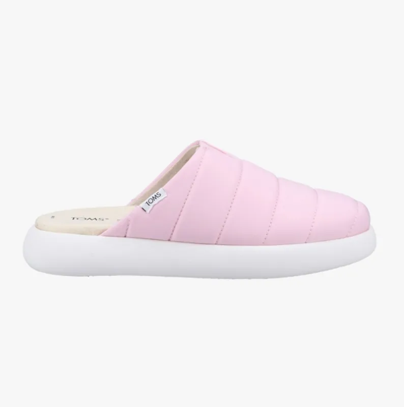 TOMS ALPARGATA MALLOW Womens Quilted Mule Slippers Pink sold by Shuperb