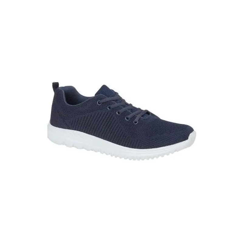 DEK FREEWAY Unisex Mesh Lace Up Trainers Navy sold by Shuperb