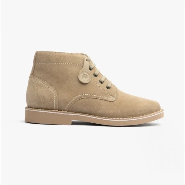 Popps RANGER Mens Desert Boots Taupe sold by Shuperb