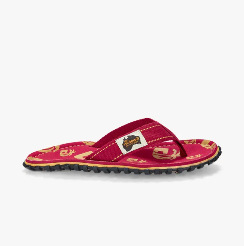 ISLANDER Womens Flip-Flops Red Multi sold by Shuperb