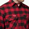 Hard Yakka LONG SLEEVE CHECK FLANNEL Mens Shirts Red sold by Shuperb