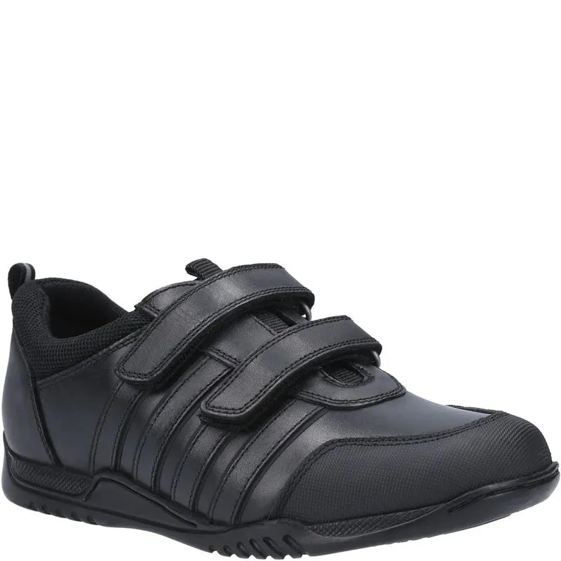 Hush Puppies JOSH Boys School Shoes Black sold by Shuperb