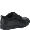Hush Puppies JOSH Boys School Shoes Black sold by Shuperb