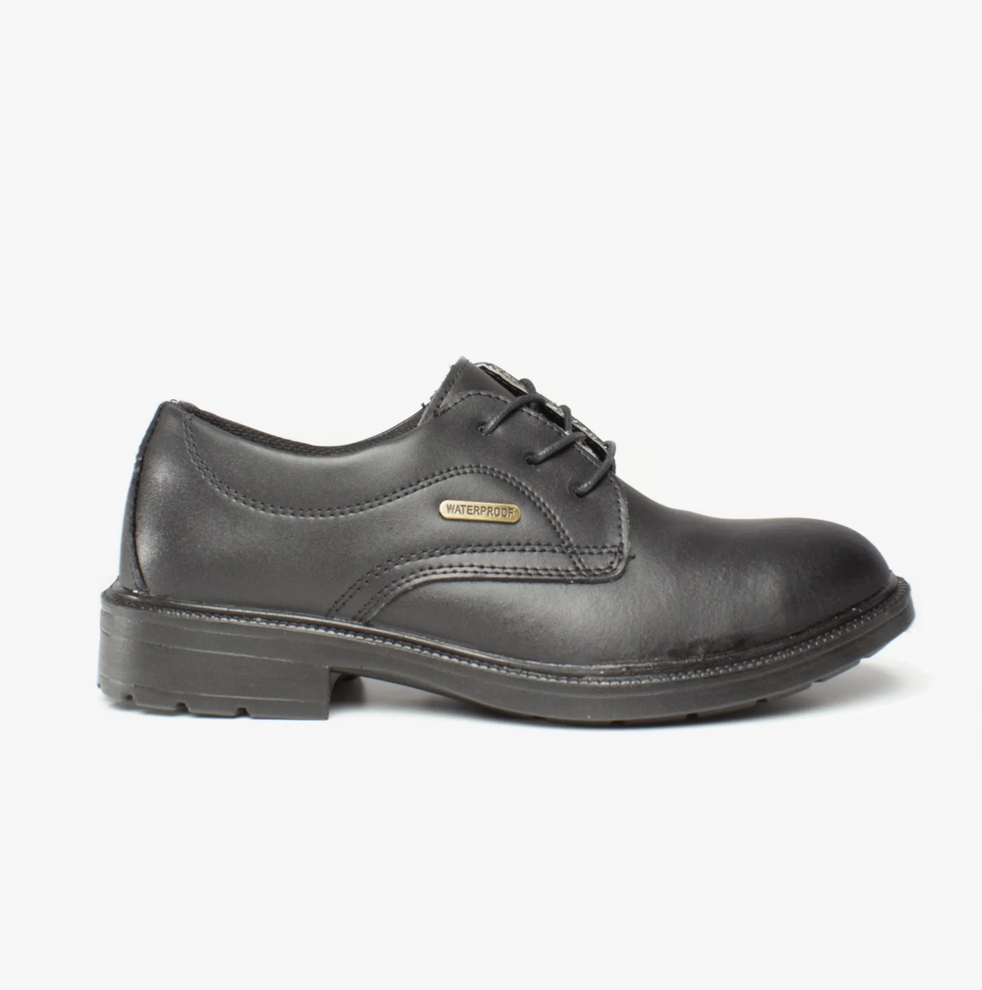 FS62 Mens Leather Safety Shoes Black sold by Shuperb