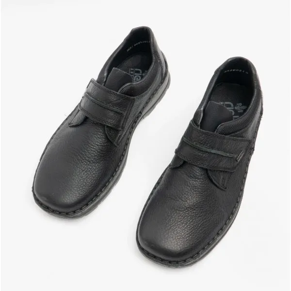 05358-01 Mens Leather Extra Wide Shoes Black sold by Shuperb product image thumbnail 2