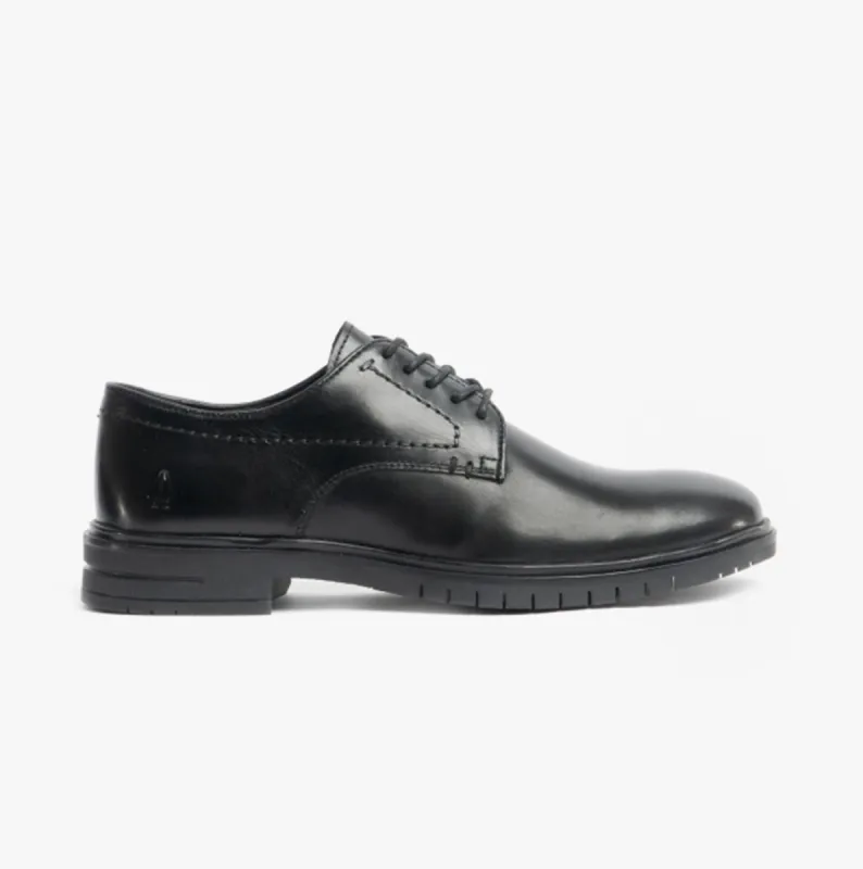 Hush Puppies STERLING Mens Leather Derby Shoes Black sold by Shuperb