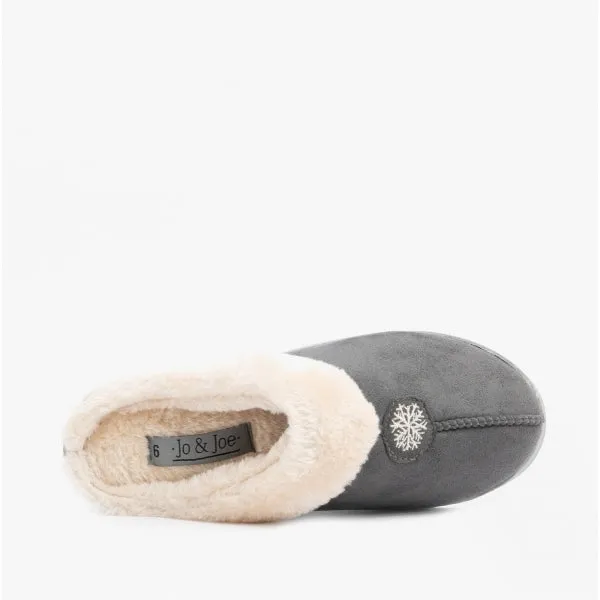 Jo & Joe SNUGGLE Womens Slippers Charcoal sold by Shuperb product image thumbnail 3