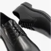 Hush Puppies STERLING Mens Leather Derby Shoes Black sold by Shuperb