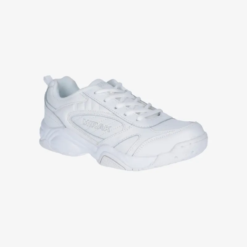 Mirak CONTENDER Unisex Leather Trainers White sold by Shuperb