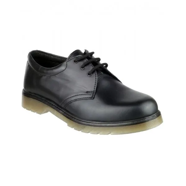 ALDERSHOT Unisex Leather Shoes Black sold by Shuperb