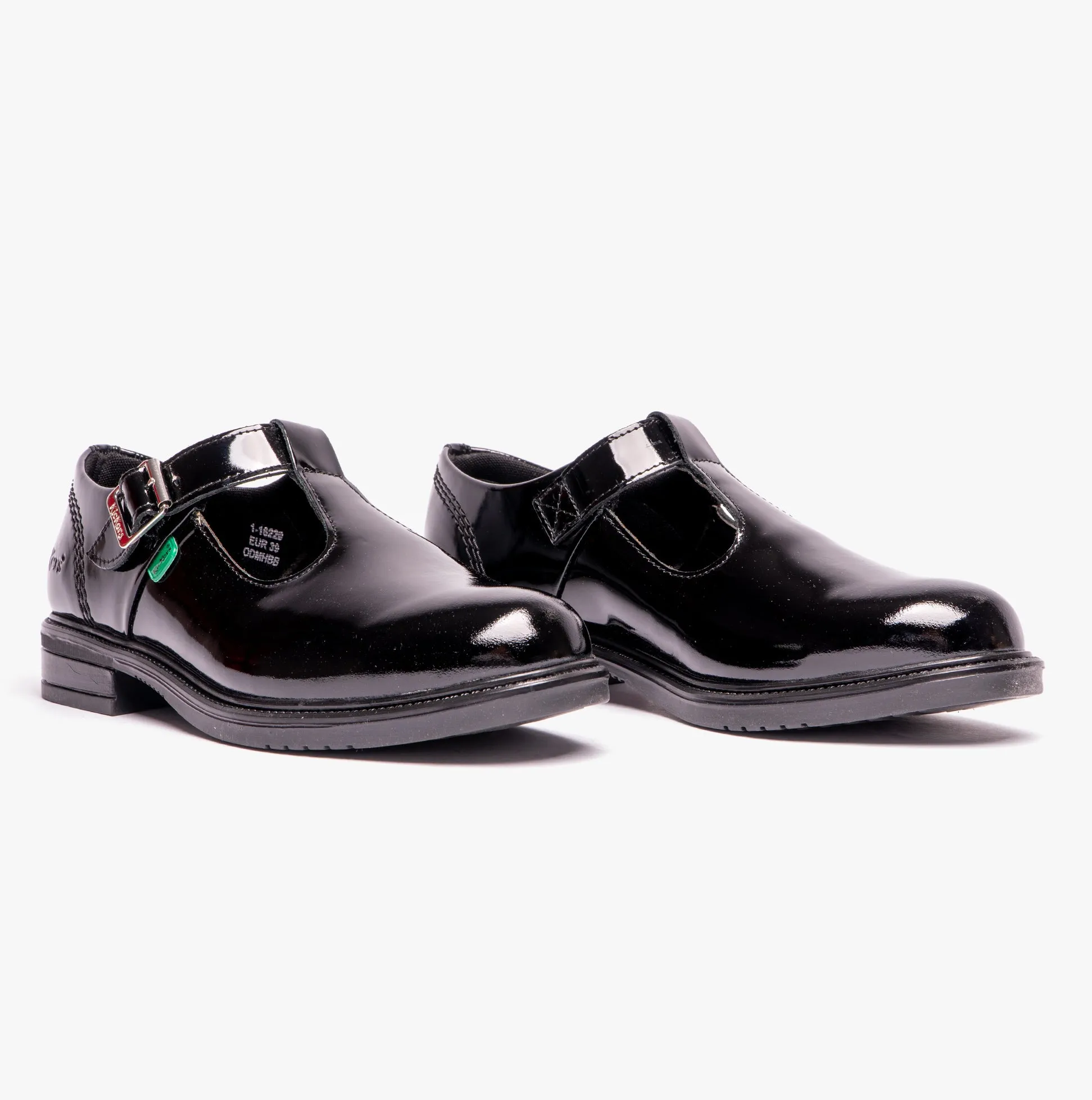 Kickers 116229 LACH T-BAR Girls School Shoes Black Patent sold by Shuperb product image thumbnail 3
