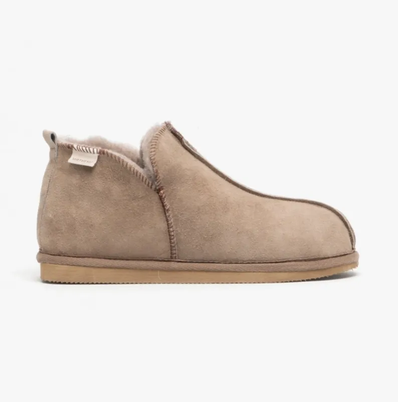 Shepherd ANNIE Womens Sheepskin Slipper Boots Stone sold by Shuperb