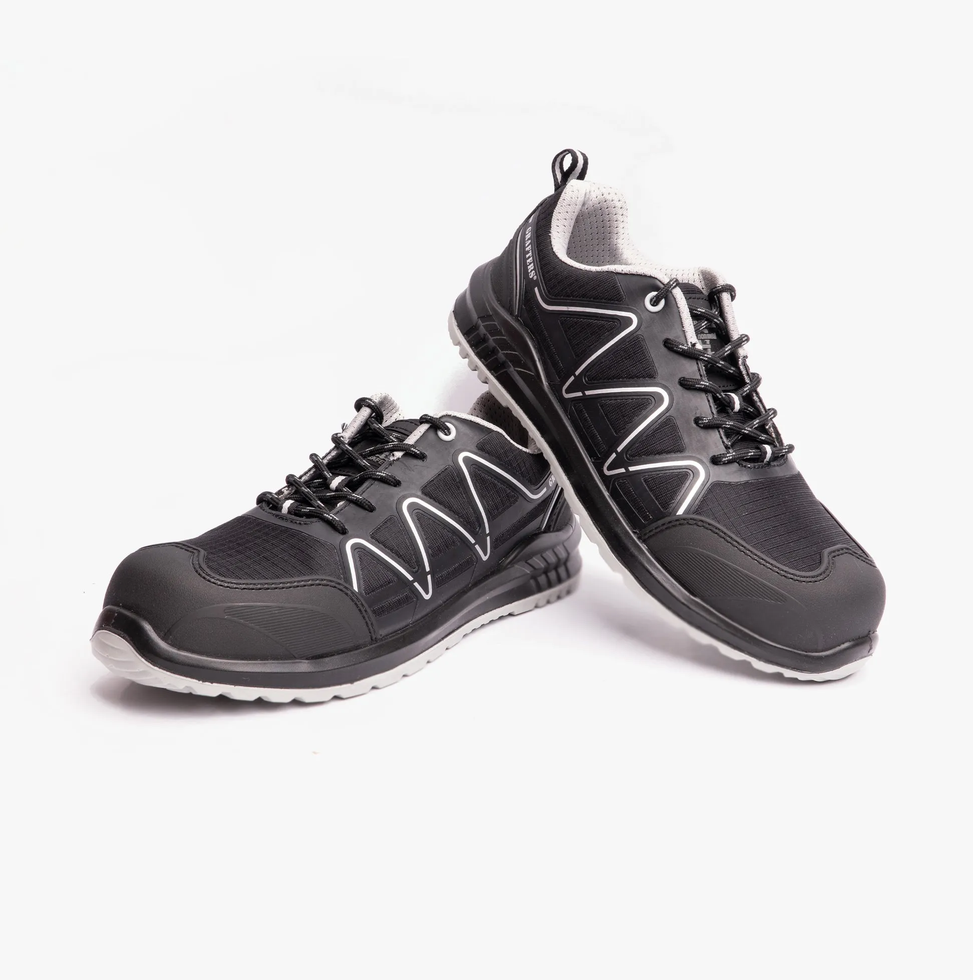 Grafters M989A Mens Composite Non-Metal Safety Trainers Black sold by Shuperb product image thumbnail 4