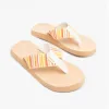 Rocket Dog ADIOS SIDELL STRIPE Womens Flip Flops Orange Multi sold by Shuperb